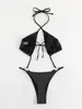 Kvinnors badkläder sexig sträng bikini mikro baddräkt halter monokini brasilianska kvinnor i ett stycke stranddräkt bikinis set mujer baddräkt