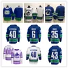 فانكوفر مخصص Canucks Hockey Jerseys 40 Elias Pettersson 92 Vasily Podkolzin 5 Tucker Poolman 31 Arturs Silovs 7 Carson Soucy 24 Pius Suter 91 Nikita Zadorov