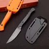 15700 Flyway Fixed Blade hunt Knife 2.6" CPM-154 Satin Straight Back, Santoprene Handles,Camping outdoor EDC Pocket Knives BM 15500 15006 15500-1 539GY