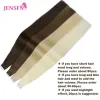 Extensions JENSFN Tape In Haarverlängerungen Echthaar 100 % Remy Natural 16"24" Zoll 613 Straight PU Skin Weft Tape Ins für den Salon