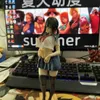 Action Toy Figures 25CM Eighteen Anime Sexy Girl Curtain-chan Jk student uniform Ver PVC Action Figure Adult Collection Hentai Model Toy doll gifts 240322