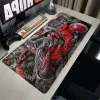 منصات أنيمي موسيباد Aakira XL Mouse Pad Pad Accessory PC Gamer Carpets Office Computer Rubber Desk Mat Locking Edge Keyboard