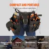 BENTISM Belt Carpenter Construction Tool Pouch 32 Pockets 32"-54" Waist Size