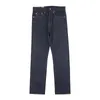 Jeans da uomo BOB DONG N237 Pantaloni slim fit in denim con cimosa rigida da 22 once a gamba dritta