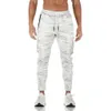 Heren casual sportoveralls katoen hardlopen fitness camouflage broek rits decoratie heren