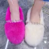 Buty swobodne koraliki kobiety płaskie zimowe ciepłe płaskie mokasyny espadrilles ślizgający się obuwie zapatos mujer