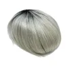 Toupet Colore popolare Toupee T Color Protesi per capelli Poly Base Capelli umani