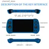 Spielcontroller Joysticks Powkiddy X55 Handheld Game Player 5,5 Zoll 1280*720 IPS Screen RK3566 Open-Source Retro Game Console Childrens Giftsy240322