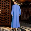 Etniska kläder pärlor Abayas för muslimska kvinnor långärmad maxi klänning Dubai kaftan party eid ramadan klänning kalkon marocko jalabiya vestidos