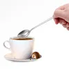 Coffee Scoops 1Pc Long Handle Stainless Steel Tea Spoon Cocktail Ice Cream Spoons Cutlery Pointed Head