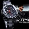 Nouveau Forsing étanche multifonctionnel hommes mode entièrement automatique montre mécanique