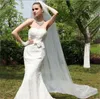 New Style One Layers 3M White Ivory Bridal Veils Tulle With Comb Cathedral Length Wedding Veils7897739