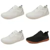 Chaussures de course pour hommes et femmes, couleur noir et blanc, baskets de sport, 85