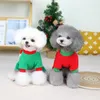 Vêtements de chien Vêtements d'hiver pour chiens Combinaison de Noël Vêtements pour animaux de compagnie Chaud Polaire Petits Onesies Chihuahua Manteau Français Bullodg Outfit Vêtements pour chiots