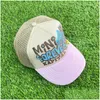 Gorras de bola Gorra de béisbol Hombres Mujeres 1 Etiqueta interior bordada de alta calidad Sombreros de hebilla ajustable Entrega de entrega Accesorios de moda SC DH5RR