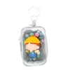 Storage Bags Figure Display Bag Waterproof Pvc Zipper Dustproof Portable Organizer Case With Keychain Hanging