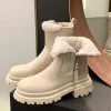 Stivali stivali da neve donne 2023 Nuovo piattaforma calda invernale piattaforma impermeabile stivali di cotone in cotone scarpe da donna antislip stivali botas mujer