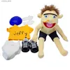 Мягкие плюшевые животные 60 см Jfy Puppet Doll Jfy Hand Puppet Sml Jfy Puppet Family Real Jfy Zombie Boy Hand Puppet Мягкая игрушка Плюшевая кукла Feebee L240322