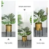 Vases Indoor Plant Pots Wrought Iron Vase Scene Adornment Succulents Nordic Style Flower Arrangement Container Decor Office