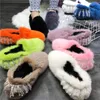 Casual Schoenen 2024 Mode Vrouwen Mocassins Winter Warm Platte Buiten Loafers Espadrilles Strass Decor Dames Flats