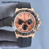 Rolaxs Watch Swiss Uhren Automatische Armbanduhr Luxus Männer 40 mm U1 Mechanischer Gold Saphirkristall Designer 904L Edelstahl Panda Dial Mont