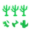 Kwiaty dekoracyjne Cactus Ornament Rośliny sztuczne mini soczyste plastikowe ozdoby rzemieślnicze miniatury
