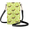 Torby na ramię Coloranimal British British Ocshund Śliczna kreskówka Bone Casual Large Combel Telefen Bag dla kobiet zdejmowany pasek do paska