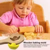 Baking Moulds Wooden Biscuit Molds Cookie Mold 3d Christmas Cutters Hand Pressed Stamps Cookies Press