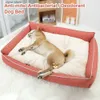 Kennele Pensje Zimowe łóżka dla psów ciepłe łóżko dla psa z antybakteryjnymi dezodorantami przeciwbakteryjnymi cztery pory roku Universal Cat House do zwierzaka Zdrowy sen Y240322