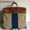 Tragetasche für Herren, Hanbags, 50 cm, Designer-Tasche, Handtaschen aus echtem Leder, großes Fassungsvermögen, Pendeln für Männer und Frauen, Geschäftsreisen, Gepäck, Segeltuch, Platin, tragbar