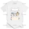 Kvinnors t-shirt kawaii chikawa kanin tryck tennagi cos kanin hund kvinnor tröja anime mönster tryckt t-shirt harajuku kvinnors kortärmade topp 240322