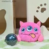 Plush Dolls Interactive Dog Toy Bounce Giggle Shaking Ball Dog Plush Toy Electronic Vibration Automatic Motion Sound Monster Dog Toy Q240322