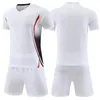 Anpassade män Fotbollströja Set Short Sleeve Print Number Men Soccer Kits Professional Women Sport Training Suit 240313