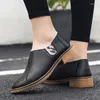 Casual schoenen Echt leer Oxford Dames Loafers met lage hak Dames Dames Zakelijk Luipaard Mode Brogue