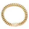 6/8/10/12/14mm Men Chain Bracelet Stainless Steel Curb Cuban Link Chain Bangle for Male Women Hiphop Wrist Jewelry Gift 240320