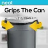 Neat 13 Gallon Drawstring Trash (mega 200 Count) - Triple Ply Fortified, Eco-friendly 50% Recycled Material, Neutralize+ Odor Technology, Reversible Black and