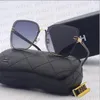 Модный классический канал солнцезащитные очки для мужчин металлический квадратный золотой рамка UV400 Мужские