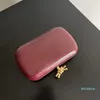 Designer Noeud Pochette Alligator Cuir De Veau Mode Femmes Sac À Main Noeud Métallique Fermoir Fermeture Miroir Qualité avec Boîte