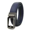 Ceinture Click pour homme avec fausse aiguille et cuir double couche