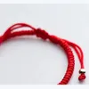 925 Sterling Silver Heart Lucky Red Rope Armband Retro String Thread Charm Armband For Women Friendship Fashion Jewelry 240315