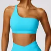 Chemises actives une épaule soutien-gorge de Sport femmes vêtements Push Up Fitness sous-vêtements Yoga hauts de Sport pour gilet de course respirant vêtements de gymnastique
