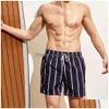 Men'S Shorts 2024 Surfing And Mens Loose Print Casual Beach Soaking Spring Instagram Style Swimming Pants Drop Delivery Apparel Cloth Dhbrd