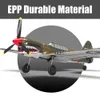 P-40 RC Aircraft P40 Fighter 400mm Wingspan 4CH 6-Axis Gyro One-Key U-Turn Aerobatic RTF RC Airplane Model Outdoor Toys 240318