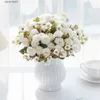 Faux Floral Greenery 1PC Artificial Flowers European Small Clove Carnations Home Photography Christmas Decoration Handmade Wedding Diy Materials Y240322