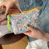 Borse per cosmetici Borsa da viaggio floreale Kawaii Portamonete Portamonete Borsa da donna per trucco carino Portafoglio Organizzatore Astucci per matite Custodia