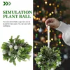 장식용 꽃 미스트 레토 전구 시뮬레이션 공장 공 발행가 장식 인공 실내 장식품 식물 벽 소품 크리스마스