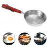 Pans Frying Pan Comales For Tortillas Mini Egg Small Stainless Steel Omelets Eggs Practical Metal