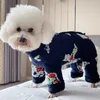 Cão vestuário animal de estimação macacão quente lã inverno filhote de cachorro roupas proteger macacão de barriga com coleira pijama para cães pequenos chihuahua poodle casaco