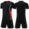 Personalizado masculino conjunto de camisa de futebol manga curta impressão número kits de futebol profissional feminino esporte treinamento terno 240313