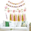 Party Decoration Funpa Charmiga ballonger Baby Shower Glitter Dekorativ ballong Tassel Ornament